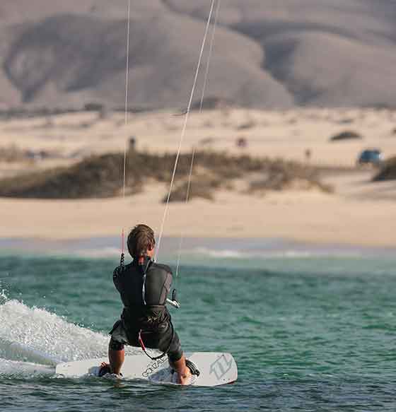 KItesurf en Fuertenfentura