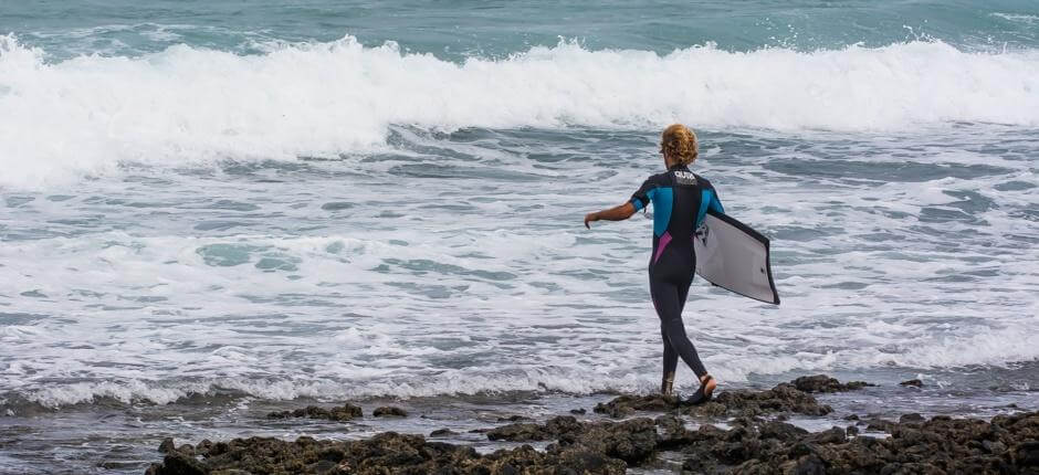 Bodyboarding ved El Burro, Bodyboardingsteder på Fuerteventura