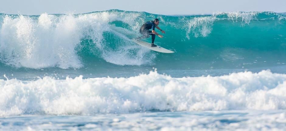 Surf ved spottet i El Hierro Surfspots på Fuerteventura