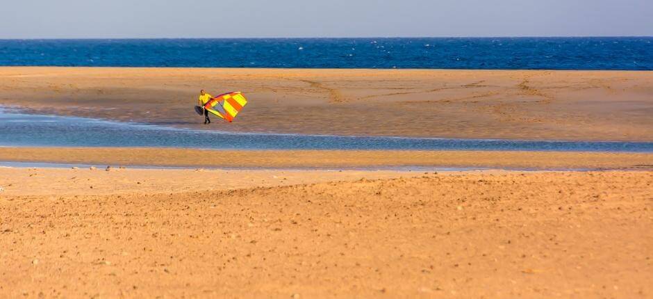 Windsurfing at Sotavento beach, Windsurfing Spots in Fuerteventura