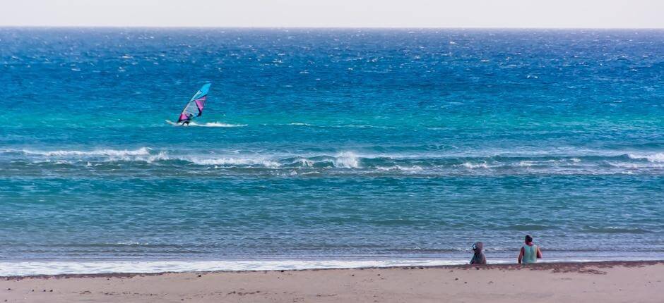 Windsurf alla spiaggia di Sotavento Spot per il windsurf a Fuerteventura